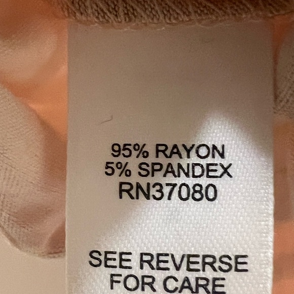 NWT Cato Sportswear ladies Large stretchy striped pink tunic with tie up back - Picture 3 of 4